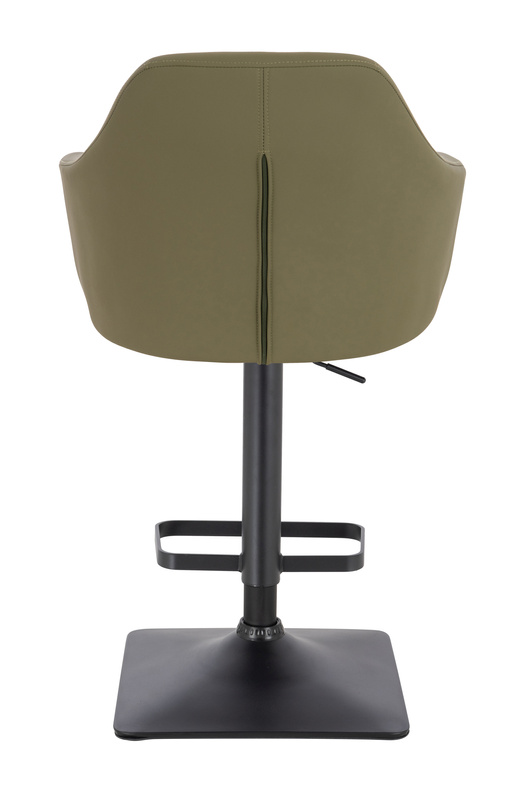 HR831KW Khaki Műbőr Premium Soft szék fekete lábbal