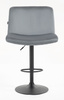 HR150W Grafit Modern Velúr Szék Fekete lábbal