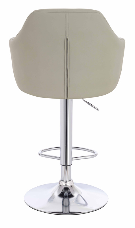 HR831W Len Szín Műbőr Premium Soft szék Krómozott lábbal