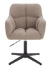 HR550CROSS Latte modern boucle  szék fekete lábbal