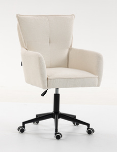 HR250K Krémszínű Bárány Szék Fekete Lábbal