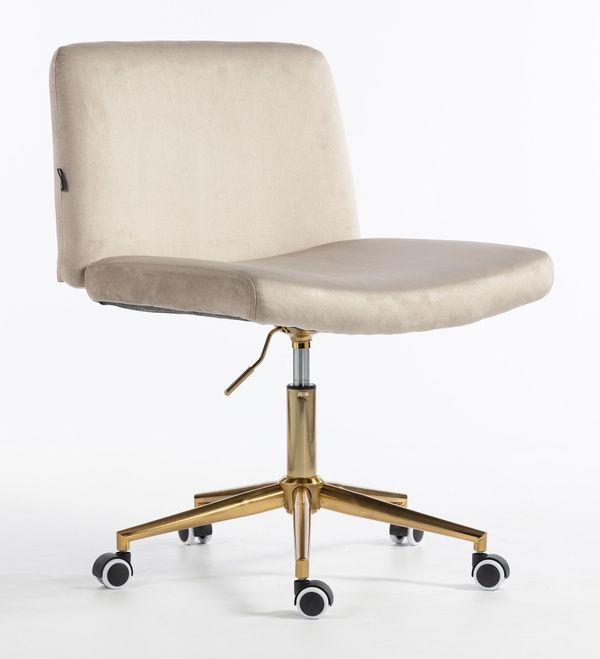 HR150K Latte Modern Velúr Szék Arany lábbal