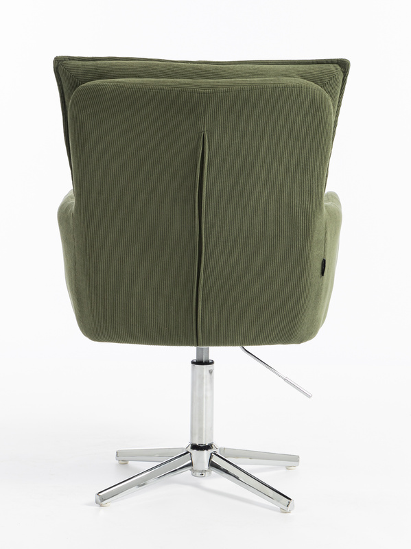 HR250K Catifea Reiată Premium Culoare Verde Salvie Krómozott Lábbal