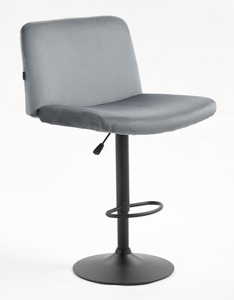 HR150W Grafit Modern Velúr Szék Fekete lábbal