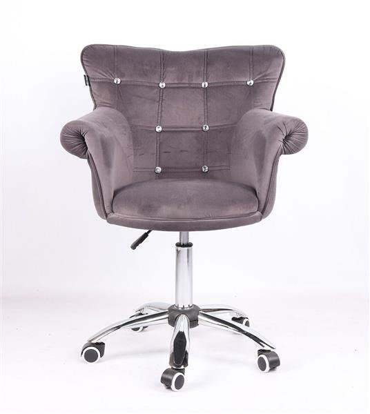 HR804CK Grafit modern velúr szék