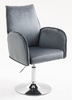 HR280N Grafit Modern Velúr Szék Krómozott lábbal