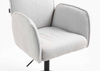 HR280N Szürke modern boucle szék fekete lábbal