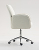HR280K Krémszínű modern boucle szék krómozott lábbal