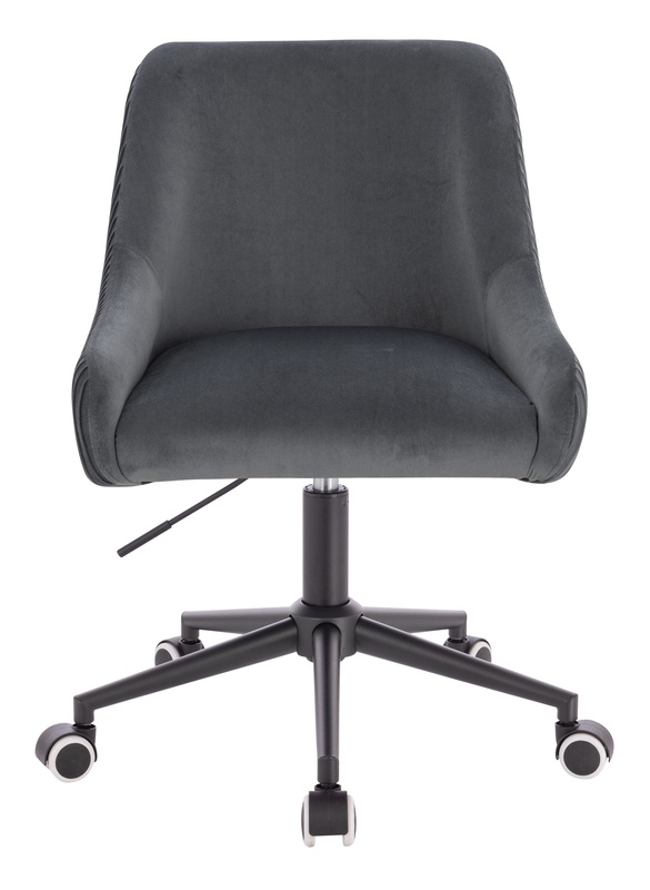 HR920K Grafit Modern Velúr Szék Fekete lábbal