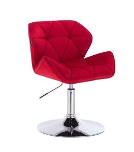 HR111N Vörös modern velúr szék