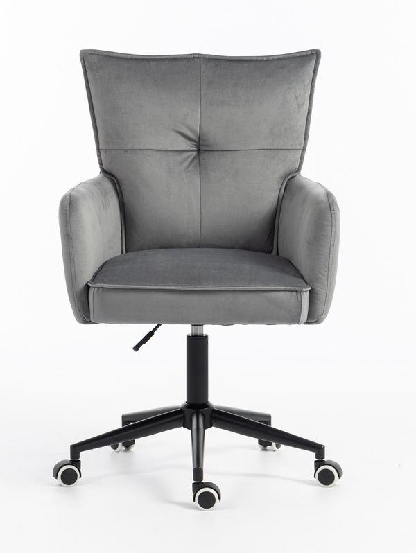 HR250K Grafit modern velúr szék fekete lábbal