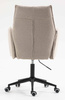 HR280K Latte modern boucle szék fekete lábbal