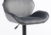 HR350W Grafit modern velúr szék fekete lábbal