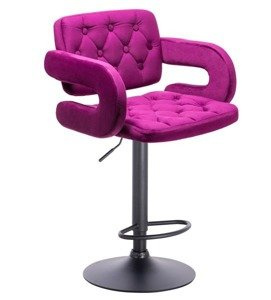 HR8403W Fukszia modern velúr szék