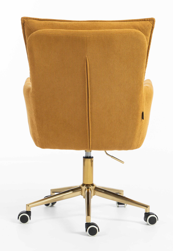 HR250K Curry Sárga Prémium Kordbársony Arany Lábbal