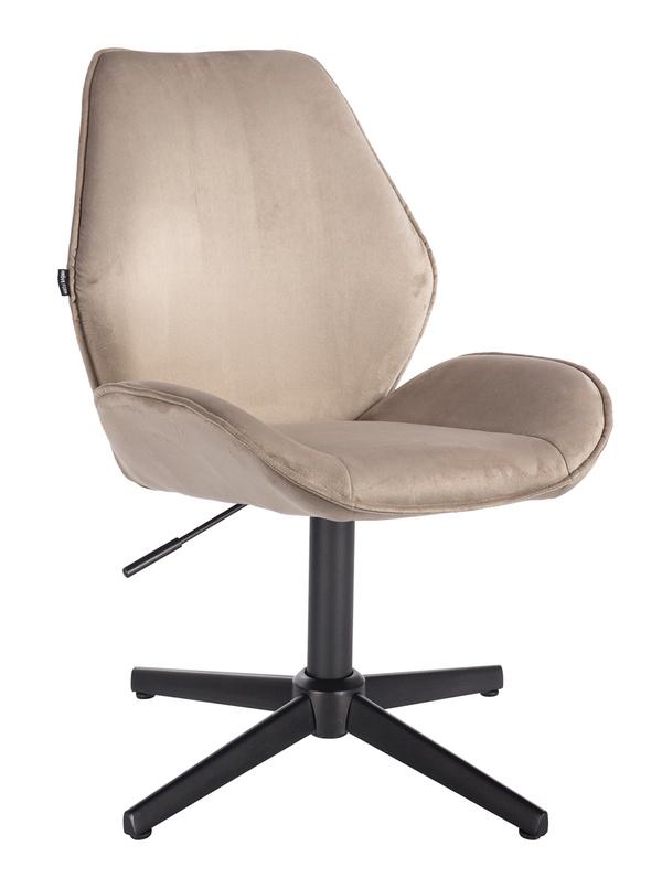 HR350CROSS Acél modern velúr szék fekete lábbal