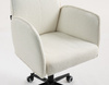 HR280K Krémszínű modern boucle szék fekete lábbal