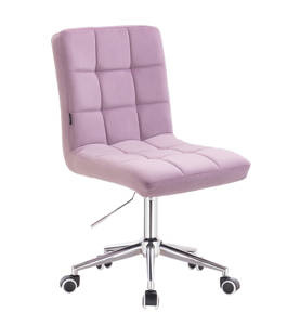 HR7009K Halványlila modern velúr szék