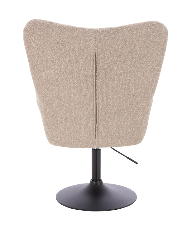 HR650N Latte modern boucle szék fekete lábbal