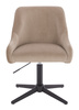 HR920CROSS Latte Modern Velúr Szék Fekete lábbal