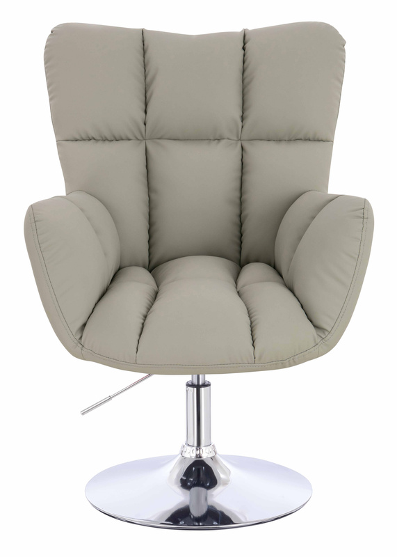 HR650N Len Szín Műbőr Premium Soft szék krómozott lábbal