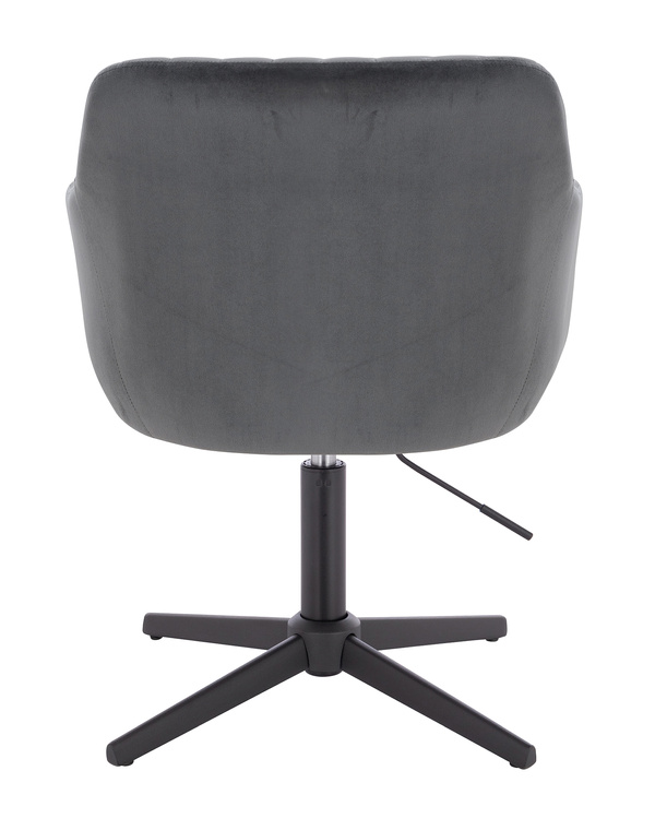 HR190CROSS Grafit Modern Velúr Szék Fekete lábbal