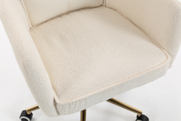 HR250K Krémszínű Bárány Szék Arany Lábbal