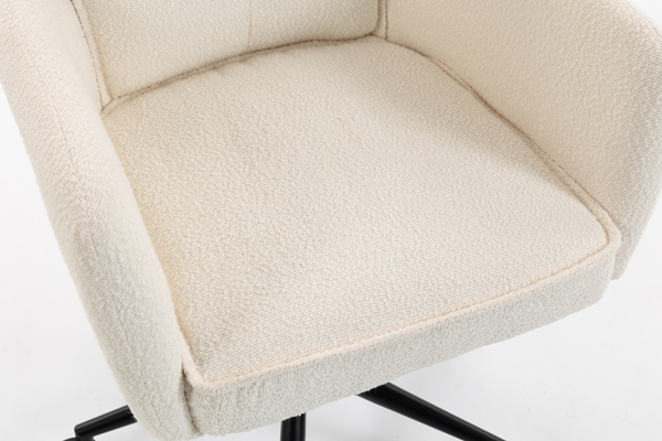 HR250K Krémszínű Bárány Szék Fekete Lábbal