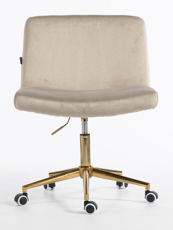 HR150K Latte Modern Velúr Szék Arany lábbal