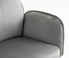 HR280W Acél Modern Velúr Szék Fekete lábbal