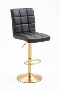 HC1015W Fekete szék arany lábbal