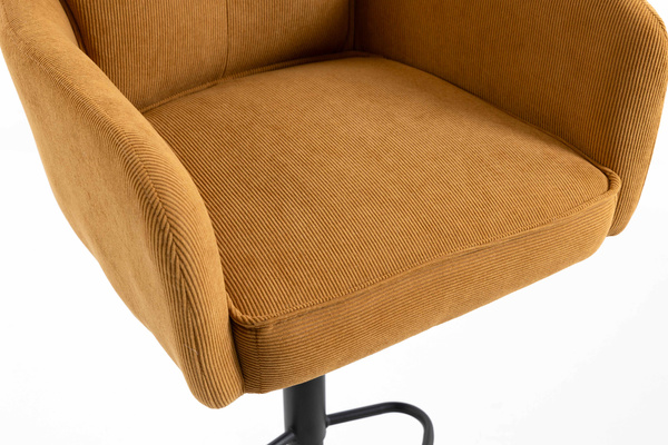 HR250W Curry Sárga Prémium Kordbársony Fekete Lábbal