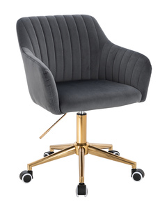 HR190K Grafit Modern Velúr Szék Arany lábbal