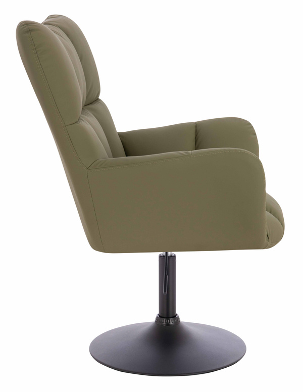 HR650N Khaki Műbőr Premium Soft szék fekete lábbal