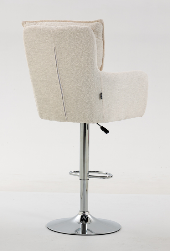 HR250W Krémszínű Bárány Szék Krómozott Lábbal