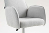 HR280W Szürke modern boucle szék krómozott lábbal