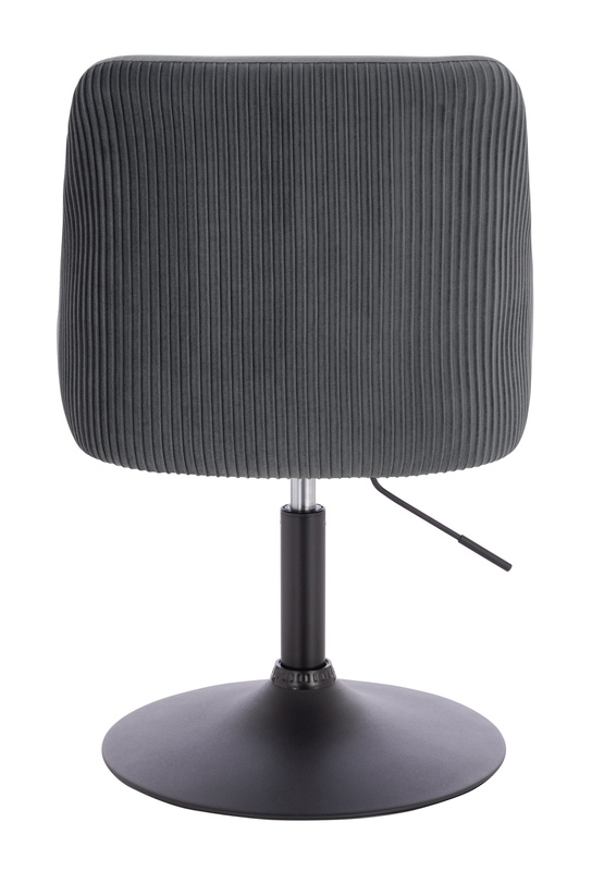 HR920N Grafit Modern Velúr Szék Fekete lábbal