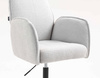 HR280N Szürke modern boucle szék fekete lábbal
