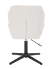HR212CROSS Krémszínű modern boucle szék fekete lábbal