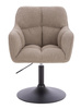 HR550N Latte modern boucle  szék fekete lábbal