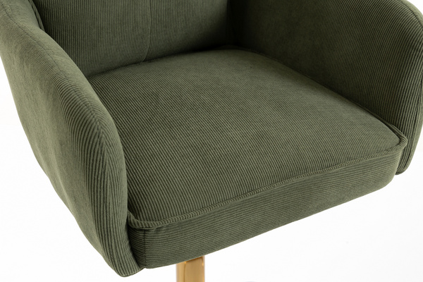 HR250W Catifea Reiată Premium Culoare Verde Salvie Arany Lábbal