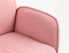 HR280 CSILLAGLÁB Púder Rózsaszín modern boucle szék arany lábbal
