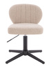 HR193CROSS Latte modern boucle  szék fekete lábbal