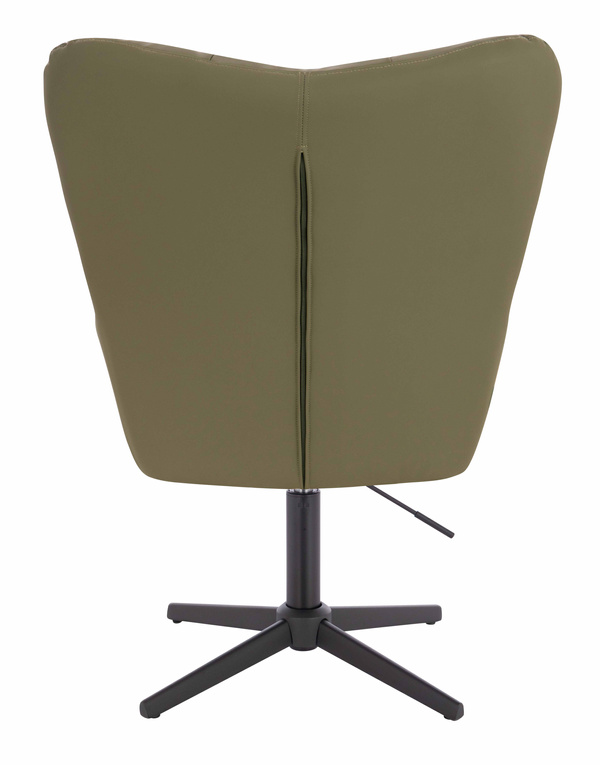 HR650CROSS Khaki Műbőr Premium Soft szék fekete lábbal