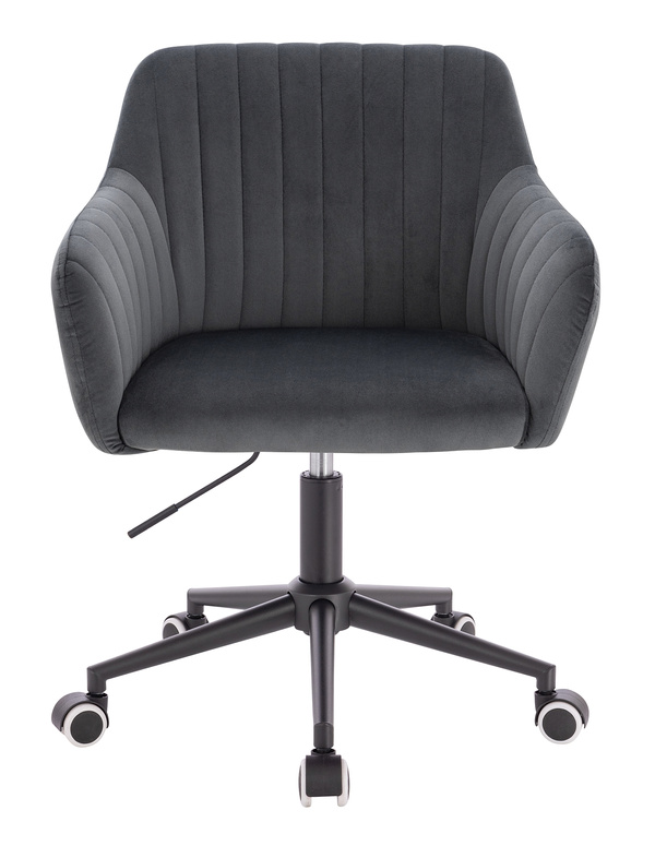 HR190K Grafit Modern Velúr Szék Fekete lábbal