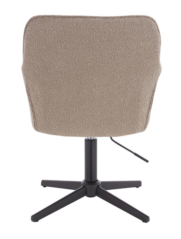HR550CROSS Latte modern boucle  szék fekete lábbal