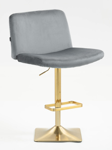 HR150KW Grafit Modern Velúr Szék Arany lábbal