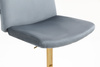 HR150W Grafit Modern Velúr Szék Arany lábbal
