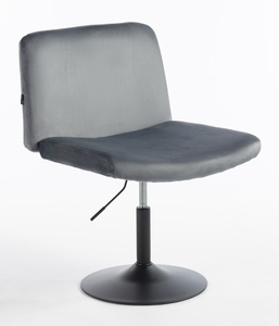 HR150N Grafit Modern Velúr Szék Fekete lábbal