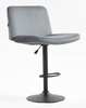 HR150W Grafit Modern Velúr Szék Fekete lábbal